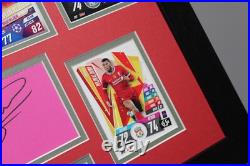 FRAMED Georginio Wijnaldum Liverpool SIGNED Autograph Auto Card Memorabilia COA