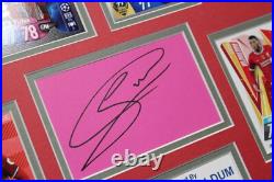 FRAMED Georginio Wijnaldum Liverpool SIGNED Autograph Auto Card Memorabilia COA