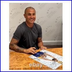 Fabio Cannavaro Signed Italy Football Photo