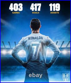 Fantastic Cristiano Ronaldo Hand Signed And Framed Real Madrid Shirt £599