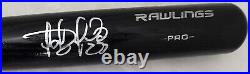 Fernando Tatis Jr. Autographed Signed Black Rawlings Bat Padres Beckett 179066
