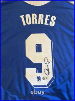 Fernando Torres Chelsea FC Shirt Signed Beckett Authenticated