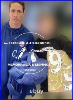 Fernando Torres Liverpool Hand Signed 2008-10 Home Shirt