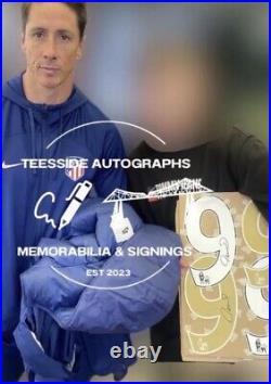 Fernando Torres Liverpool Hand Signed 2009-10 Away Shirt