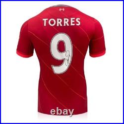 Fernando Torres Signed Liverpool 2021-22 Football Shirt