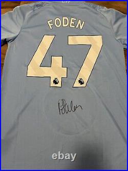 Foden Man City Shirt With Video Proof