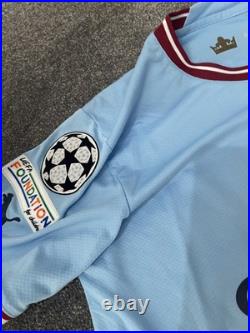 Foden Signed Man City Treble Season Shirt With Proof