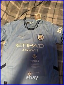 Foden Signed Shirt With Club COA