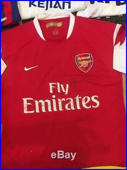 Football Shirt Joblot 116 Bundle Inc Signed HENRY Arsenal Juve Man U City Madrid