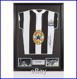 Framed Alan Shearer Signed Newcastle Shirt Autograph Jersey
