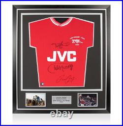 Framed Arsenal Centenary Shirt Signed By Adams, George & Brady Premium