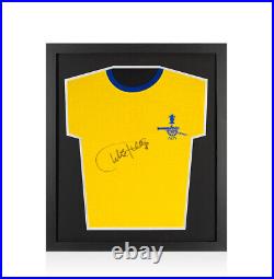 Framed Charlie George Signed Arsenal Shirt 1971, FA Cup Winners, Number Com