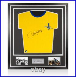 Framed Charlie George Signed Arsenal Shirt 1971, FA Cup Winners, Number Pre