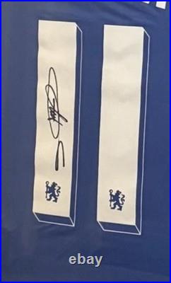 Framed Chelsea Didier Drogba Shirt Jersey & Signature No COA Pls Read Below