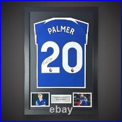 Framed Cole Palmer Chelsea Hand Signed Football Shirt With COA £349