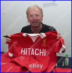 Framed David Fairclough Signed Liverpool Shirt 1978 Autograph Jersey