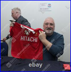 Framed David Johnson Signed Liverpool Shirt 1978 Premium Autograph
