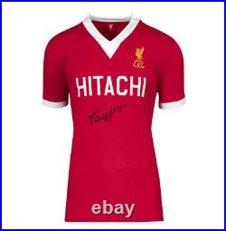 Framed David Johnson Signed Liverpool Shirt 1978 Premium Autograph