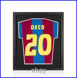 Framed Deco Signed Barcelona Shirt Home, Retro, Number 20 Compact