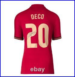 Framed Deco Signed Portugal Shirt Home, 2020/2021, Number 20 Compact