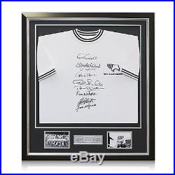 Framed Derby County 1972 League Champions Signed Shirt Football Memorabilia