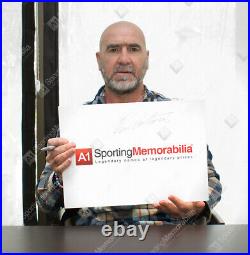 Framed Eric Cantona Signed Manchester United Shirt 1994, Home, Number 7
