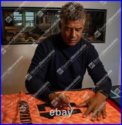 Framed Frank Rijkaard Signed Netherlands Shirt 1988, Number 17 Panoramic