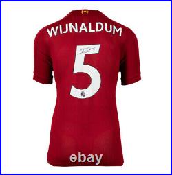 Framed Georginio Wijnaldum Signed Liverpool Shirt 2019/2020, Number 5