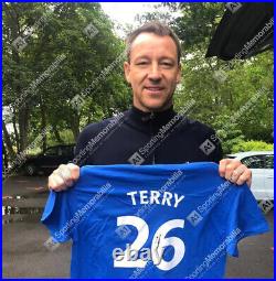 Framed John Terry Signed T-Shirt Number 26 Autograph