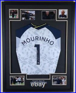 Framed, Jose Mourinho Signed Tottenham Hotspur Shirt With COA