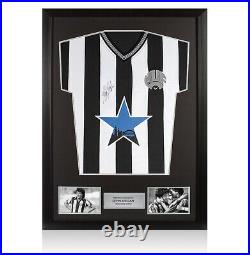 Framed Kevin Keegan Signed Newcastle Shirt 1984 Autograph Jersey