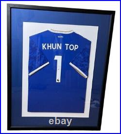 Framed, Khun Top Signed Leicester City 2021 2022 Home Shirt
