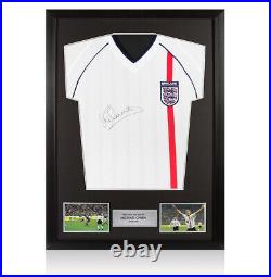 Framed Michael Owen Signed England Shirt 2002 Autograph Jersey