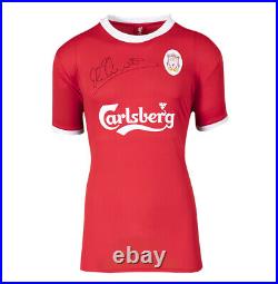 Framed Michael Owen Signed Liverpool Shirt 1998 Autograph Jersey