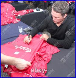 Framed Michael Owen Signed Liverpool Shirt 2000 Autograph Jersey