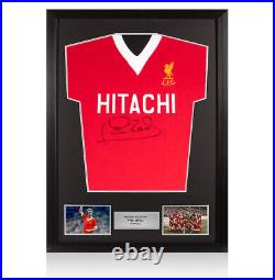 Framed Phil Neal Signed Liverpool Shirt 1978 Autograph Jersey