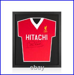 Framed Phil Neal Signed Liverpool Shirt 1978 Compact Autograph Jersey