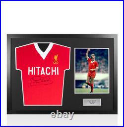 Framed Phil Neal Signed Liverpool Shirt 1978 Panoramic Autograph Jersey