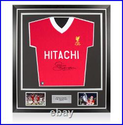 Framed Phil Thompson Signed Liverpool Shirt 1978 Premium Autograph
