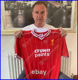 Framed Phil Thompson Signed Liverpool Shirt 1982 Premium Autograph