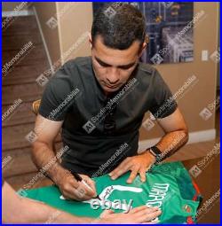 Framed Rafael Marquez Signed Mexico Shirt Home Autograph Jersey