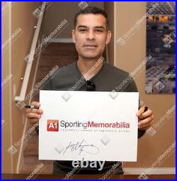Framed Rafael Marquez Signed Mexico Shirt Home Autograph Jersey