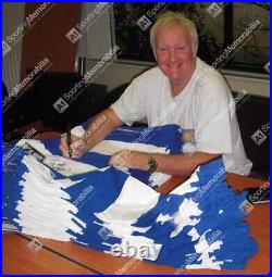 Framed Rodney Marsh Signed QPR Shirt Panoramic Autograph Jersey