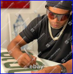 Framed Ronaldinho Signed Brazil Shirt 2020-2021, Number 10 Autograph