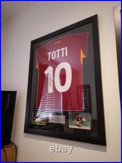 Framed Signed Francesco Totti AS Roma Shirt With COA. #Totti