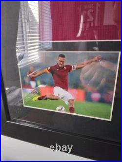 Framed Signed Francesco Totti AS Roma Shirt With COA. #Totti