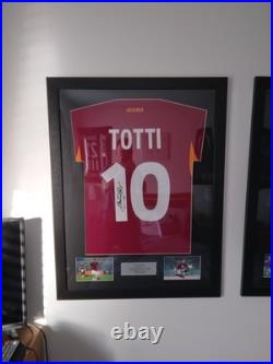 Framed Signed Francesco Totti AS Roma Shirt With COA. #Totti