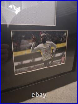 Framed Signed Jermain Defoe Tottenham Home Shirt With COA