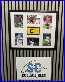 Framed Signed Raul Captain's Armband with COA