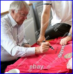 Framed Sir Alex Ferguson Signed Manchester United Shirt 1999 Champions League
